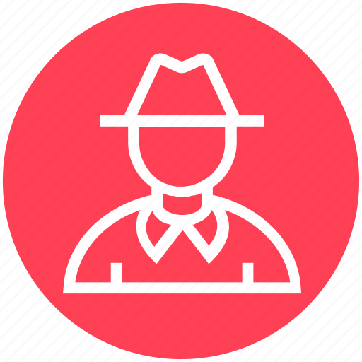 Detective, fedora, gentleman, hat, male, man icon - Download on Iconfinder