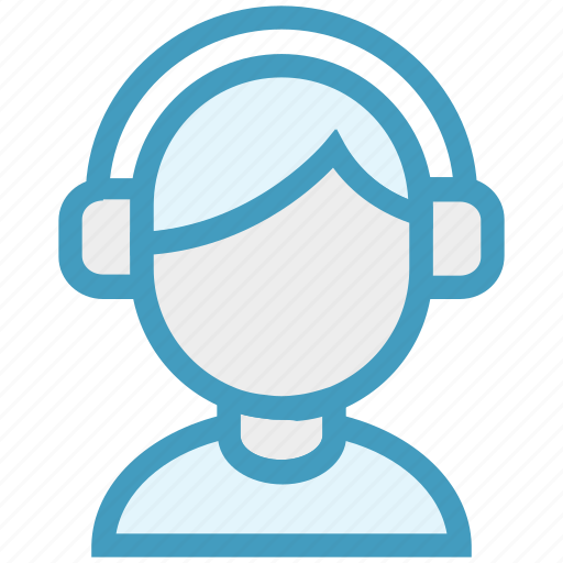 Avatar, boy, disk jockey, headphones, male, music, music listening icon - Download on Iconfinder