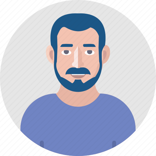 Avatar, bearded man, face, male avatar, male person, user, young man icon - Download on Iconfinder