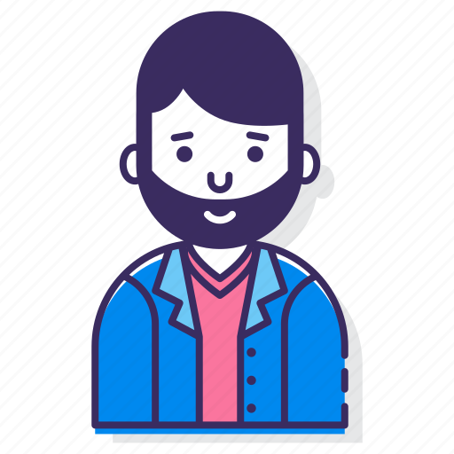 Avatar, beard, character, male, man, person, user icon - Download on Iconfinder