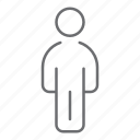 pictogram, people, user, profile, person, man