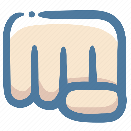Doodle, fight, fighting, fist, hand, hit, punch icon - Download on Iconfinder