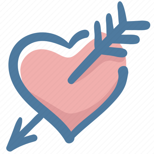 Cupid, doodle, fall in love, favorite, heart, like, love icon - Download on Iconfinder