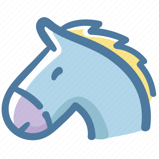 Animal, avatar, doodle, horse icon - Download on Iconfinder