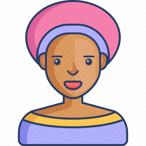 African, avatar, girl, people, profile, woman icon - Download on Iconfinder