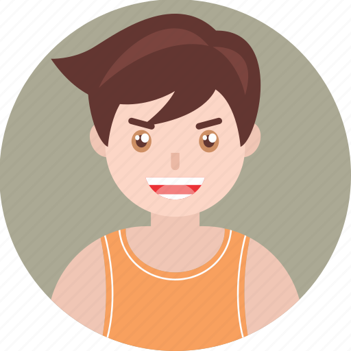 Avatar, boy, kid, male, smile, tank, tops icon - Download on Iconfinder
