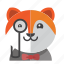 avatar, costume, cute, dog, fox, smile 