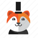 avatar, costume, cute, dog, fox, smile