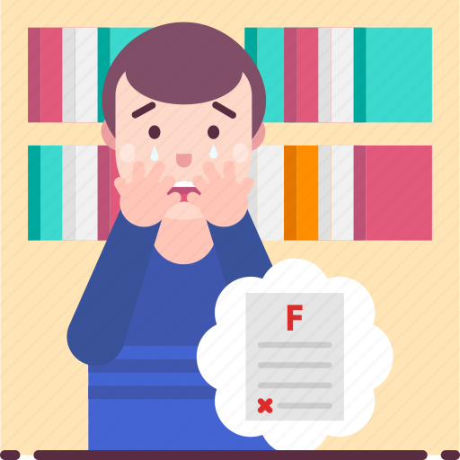 Atychiphobia, avatar, failure, fear, man, phobia, result icon - Download on Iconfinder