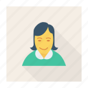 avatar, business, female, person, profile, user, woman 