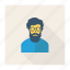 avatar, business, man, person, profile, user, woker 