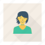 avatar, fashion, female, person, profile, user, young 