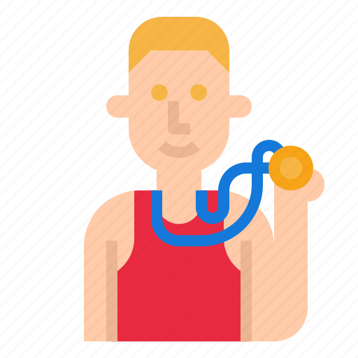 Jogger, man, runner, avatar icon - Download on Iconfinder