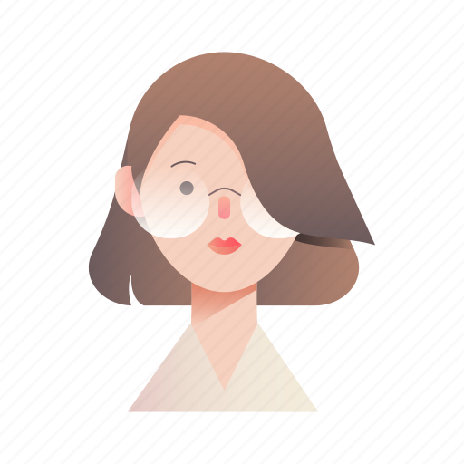 Attractive, female, girl, glasses, lady, teacher, woman icon - Download on Iconfinder