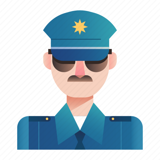 Cop, law, man, officer, police, policeman, uniform icon - Download on Iconfinder