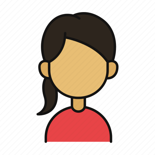 Female, woman, profile, avatar icon - Download on Iconfinder