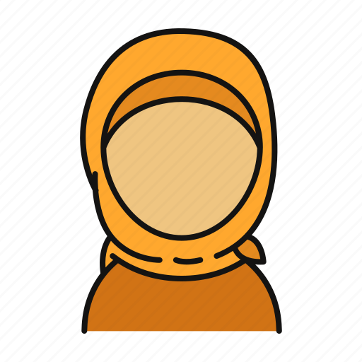 Female, girl, woman, muslim, avatar icon - Download on Iconfinder