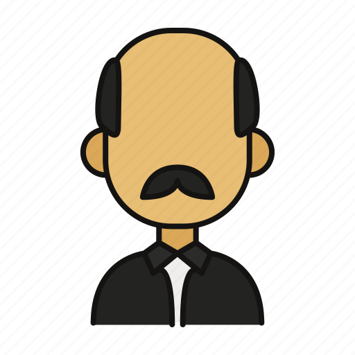 Bald, father, male, profile, avatar icon - Download on Iconfinder