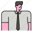 man, avatar, profile, employee, business, male, fat 