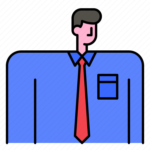 Man, avatar, uniform, business, work, employee, guy icon - Download on Iconfinder