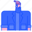 man, avatar, character, male, jacket, beard, person 