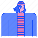 man, avatar, character, male, jacket, user, profile