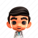 male, doctor, account, boy, man, person, people, avatar, user