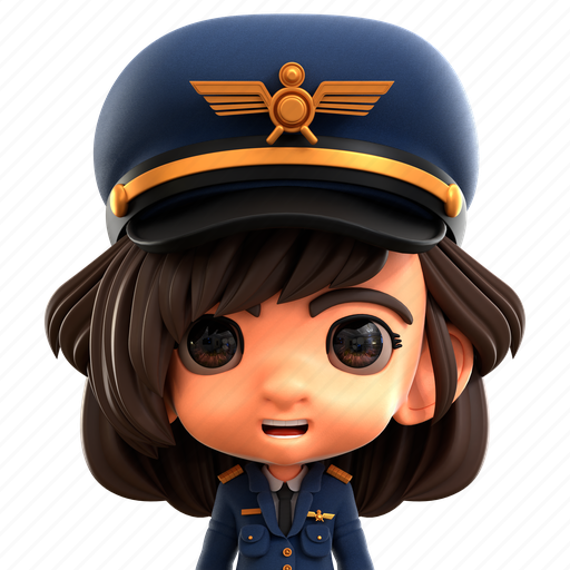 Female, pilot, plane, flight, fly, travel, man icon - Download on Iconfinder