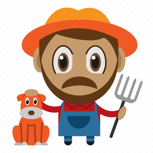 Agriculture, avatar, chibi, farmer, profession icon - Download on Iconfinder