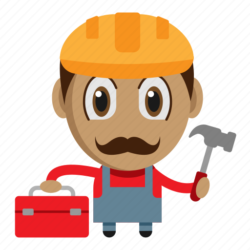 Avatar, builder, chibi, handyman, profession icon - Download on Iconfinder