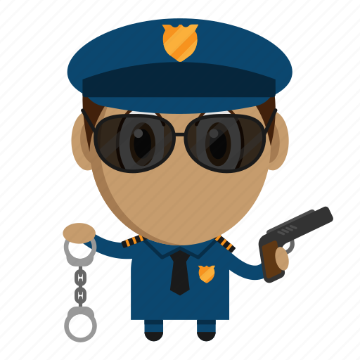 Avatar, chibi, police, policeman, profession icon - Download on Iconfinder