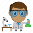 avatar, chibi, laboratory, profession, scientist