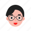 avatar, face, glasses, male, man, person, user 