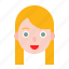 avatar, caucasian, female, girl, teenage, user 