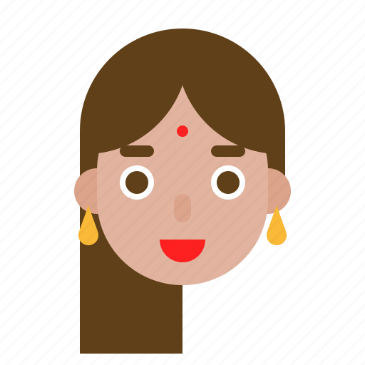Avatar, female, girl, india, indian, person, woman icon - Download on Iconfinder