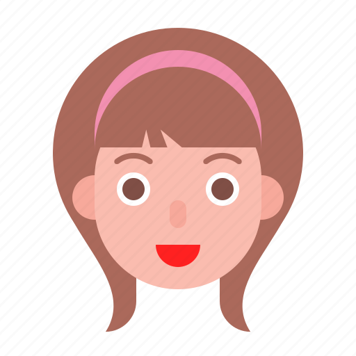 Avatar, cute, female, girl, profile icon - Download on Iconfinder
