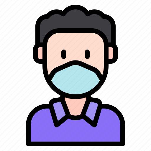 People, medical, mask, character, masks, man, male icon - Download on Iconfinder