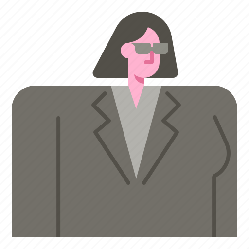 Woman, avatar, shirt, suit, employee, user, profile icon - Download on Iconfinder