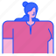 woman, avatar, uniform, housewife, person, suit, user 
