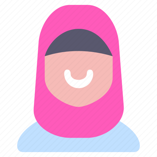 Hijab, muslim, woman, islam, people icon - Download on Iconfinder