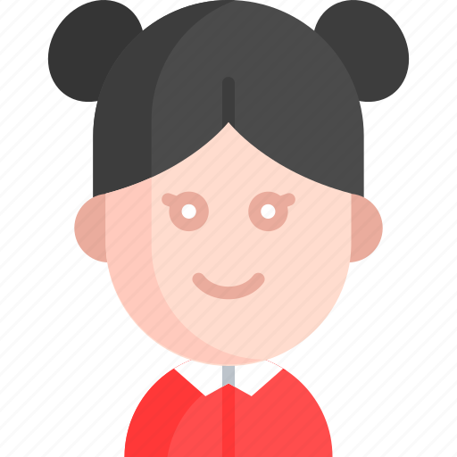 Woman, bun, user, girl, avatar, person icon - Download on Iconfinder