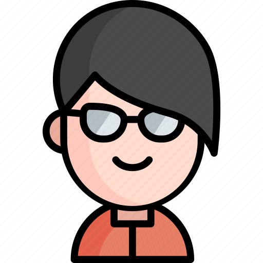 Man, glasses, user, boy, avatar, person icon - Download on Iconfinder