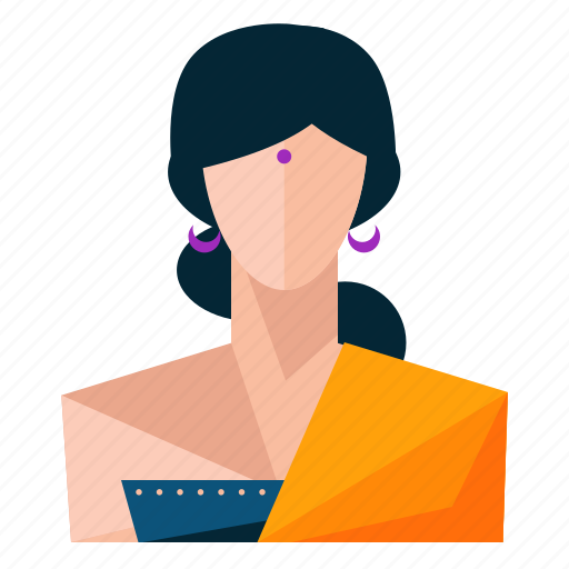 Avatar, hindu, woman, account, person, profile, user icon - Download on Iconfinder