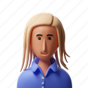 lady, girl, user, profile, character, person, woman, avatar, female 