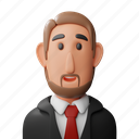 businessman, head, guy, character, profile, person, man, avatar, male