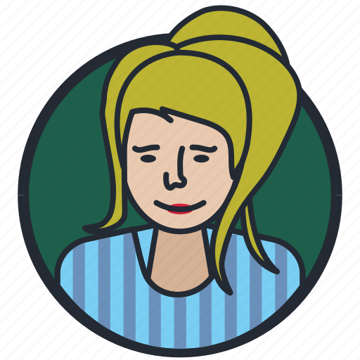 Avatar, female, sad, sad emotion icon - Download on Iconfinder