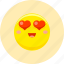 emoticons, in love, amorous, emoticon, expression, happy, love-lorn 