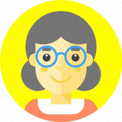 Granny, crone, eyeglasses, glasses, grandmother, old woman, squaw icon - Download on Iconfinder