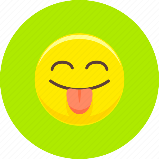 Snide, emoticon, tongue, emoticons, expression, smile, smiley icon - Download on Iconfinder