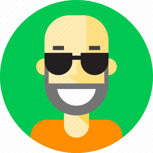 Bearded, avatar, face, male, man, person, smiley icon - Download on Iconfinder